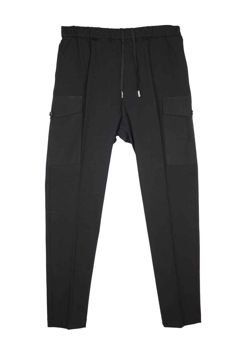 LES HOMMES Cargobroek - black
