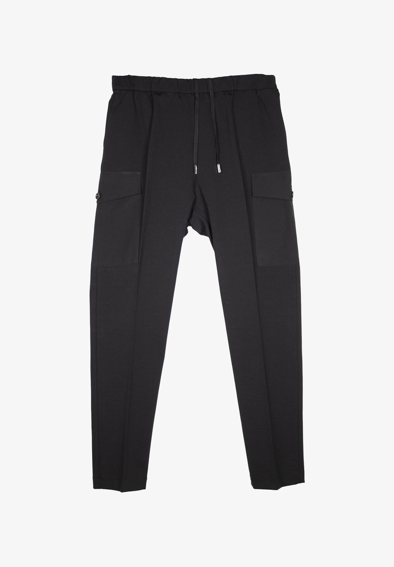 LES HOMMES Cargobroek - black