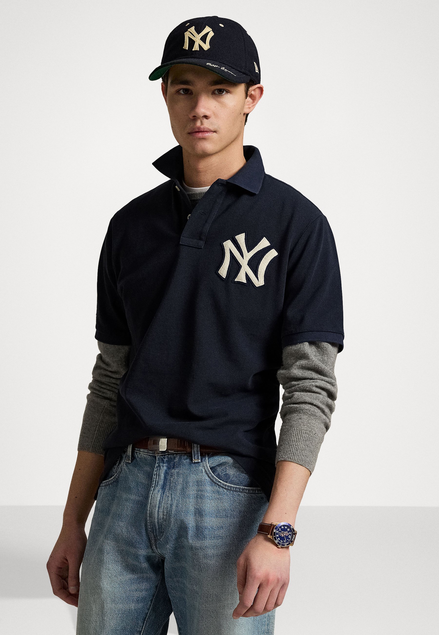 SSK　NYC polo Polo Ralph Lauren POLO RALPH LAUREN YANKEES POLO SHIRT