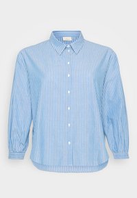 CARARJA STRIPE SHIRT  - Skjortebluse - cloud dancer/blue