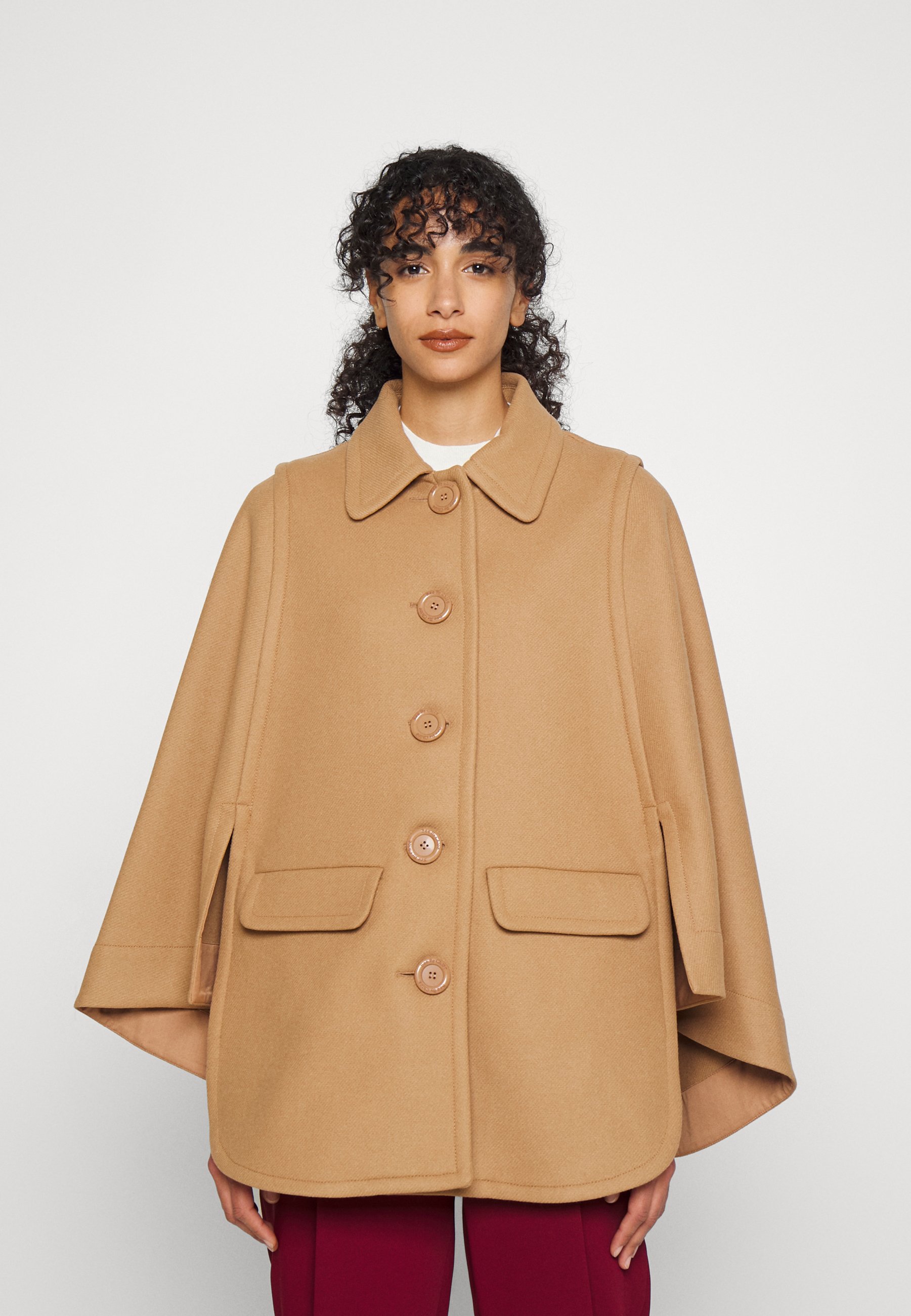 chloe cape coat