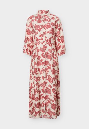 MSCH Copenhagen, 3/4 SHIRT DRESS - Maksikleit - rhubarb