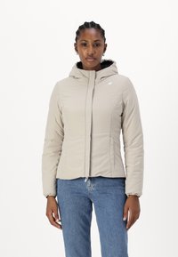 K-Way REVERSIBLE WARM DOUBLE - Jachetă subțire - black/beige