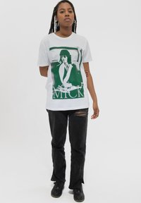 Paradiso Clothing THE ROLLING STONES RETRO MICK JAGGER PHOTO - Print T-shirt - white