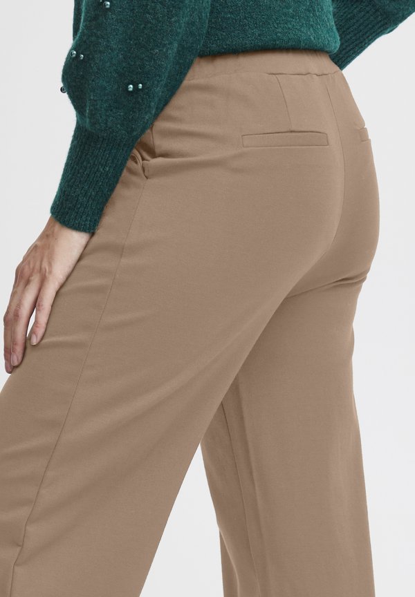 FRZastretch - Trousers - cocoa crème2