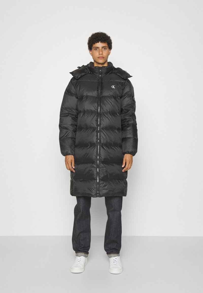Calvin Klein Jeans ESSENTIALS DOWN LONG PARKA Wintermantel black/schwarz Zalando.ch