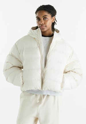 New Balance, BOSTON PUFFER JACKET - Winterjacke - linen