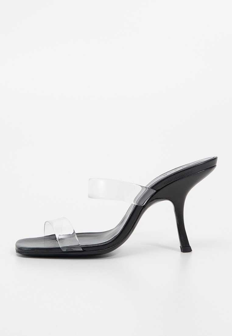 BY FAR Muiltjes met hak transparant BY FAR Muiltjes met hak transparant