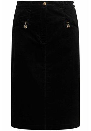 Ulla Popken STRETCH FIT MONY - Kokerrok - black