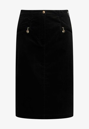 Ulla Popken STRETCH FIT MONY - Pouzdrová sukně - black