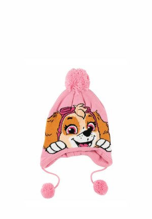 Paw Patrol, PAW PATROL STRICKMÜTZE SKYE WINTERMÜTZE MIT BOMMEL MÜTZE - Beanie - pink