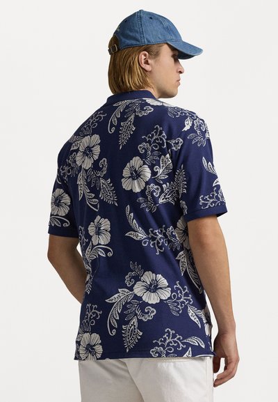 Polo Ralph Lauren Big & Tall HIBISCUS PRINT POLO SHIRT - Polokošeľa - dark blue