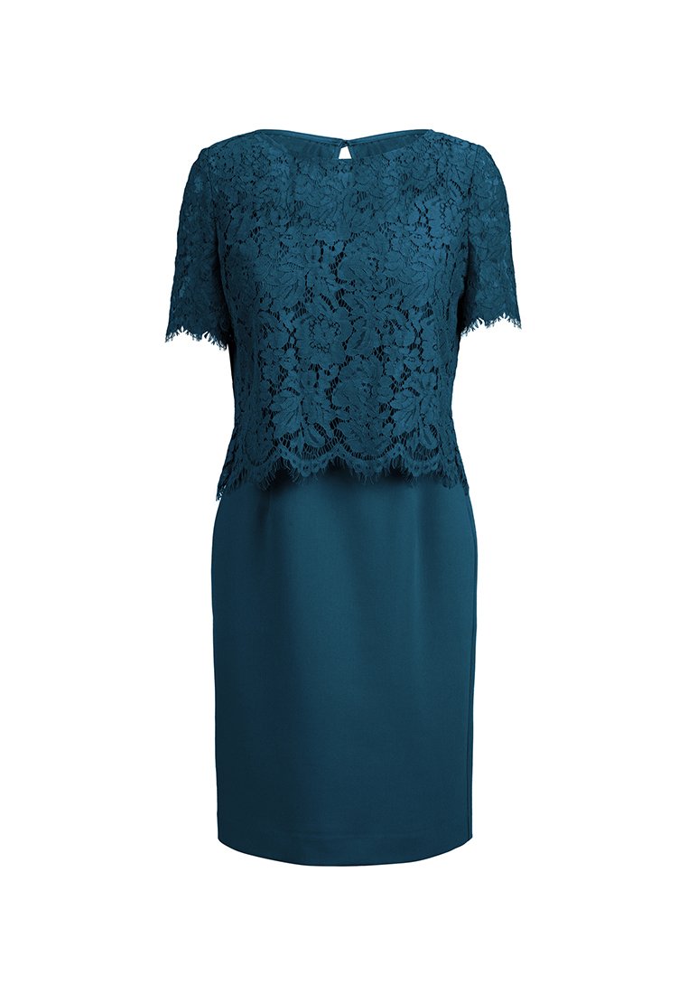 Apart Glamour Cocktailjurk petrol Apart Glamour Cocktailjurk petrol