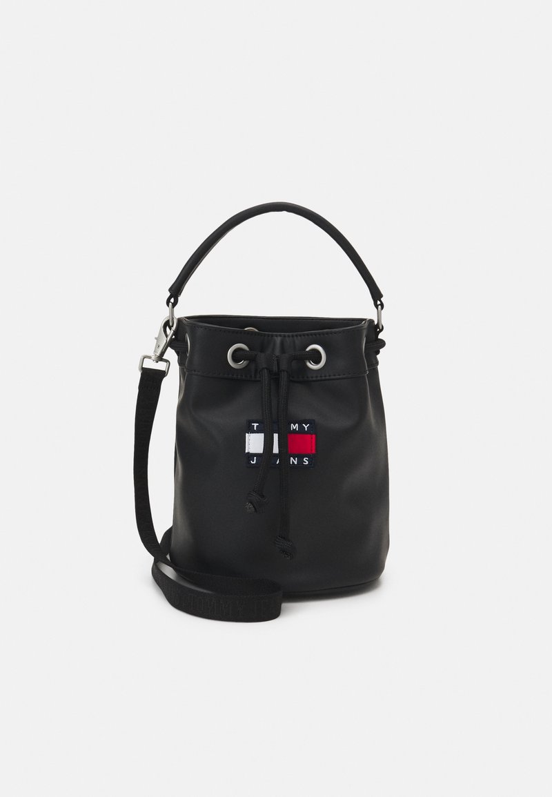 Tommy Jeans HERITAGE BUCKET BAG Handbag black Zalando.ie