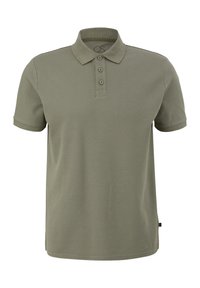 QS MIT KRAGEN - Polo - olivgrün