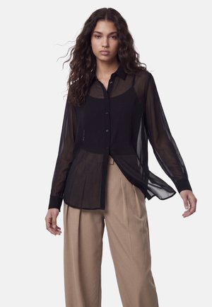Pieces PCMIO LONG SLEEVE SHIRT - Риза с копчета - black