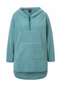 Ulla Popken TEDDY Felpa in pile ice green/verde chiaro Zalando