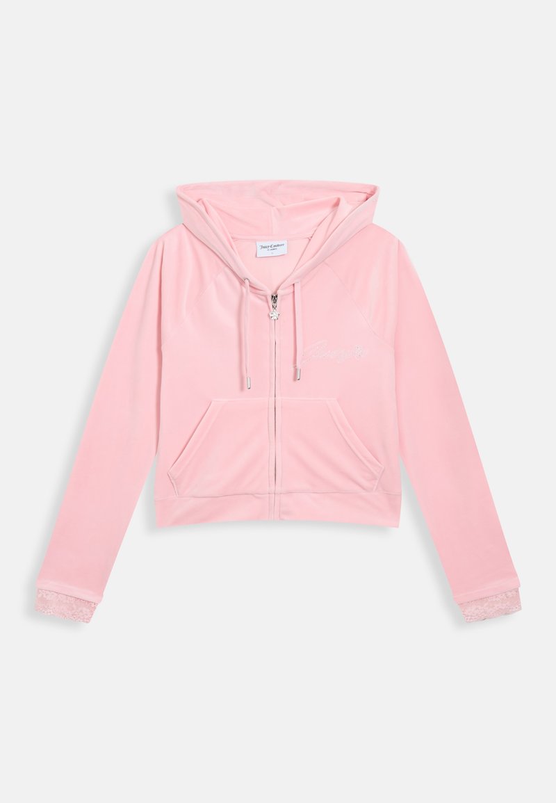 Juicy Couture - JUICY HIBISCUS MADISON CRYSTAL - Jaka ar rāvējslēdzēju - pink, Palielināt