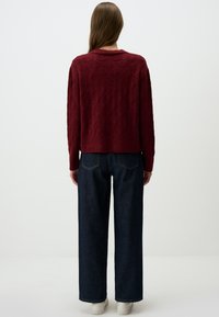 Jimmy Key PATTERNED  WITH V NECK  - Gilet - bordeaux