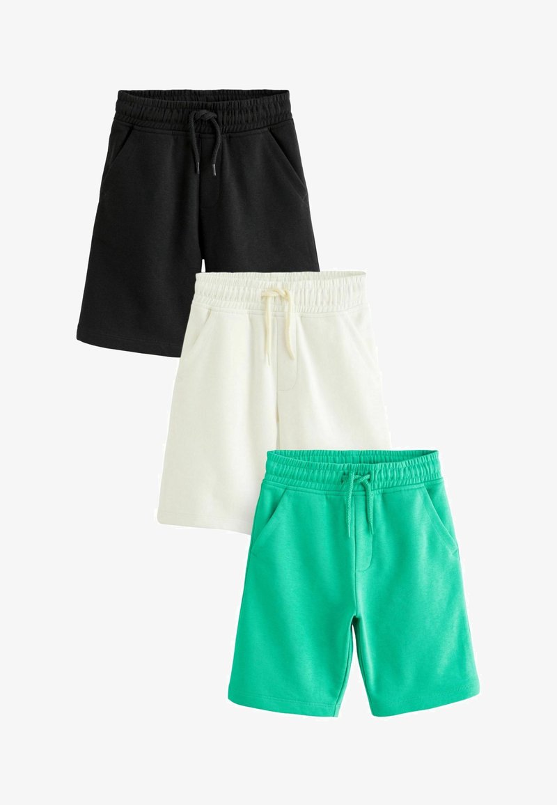 Next 3 PACK - Shorts - green black off white