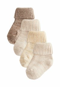 Next CHUNKY ROLL 4 PACK - REGULAR FIT - Sokid - neutral