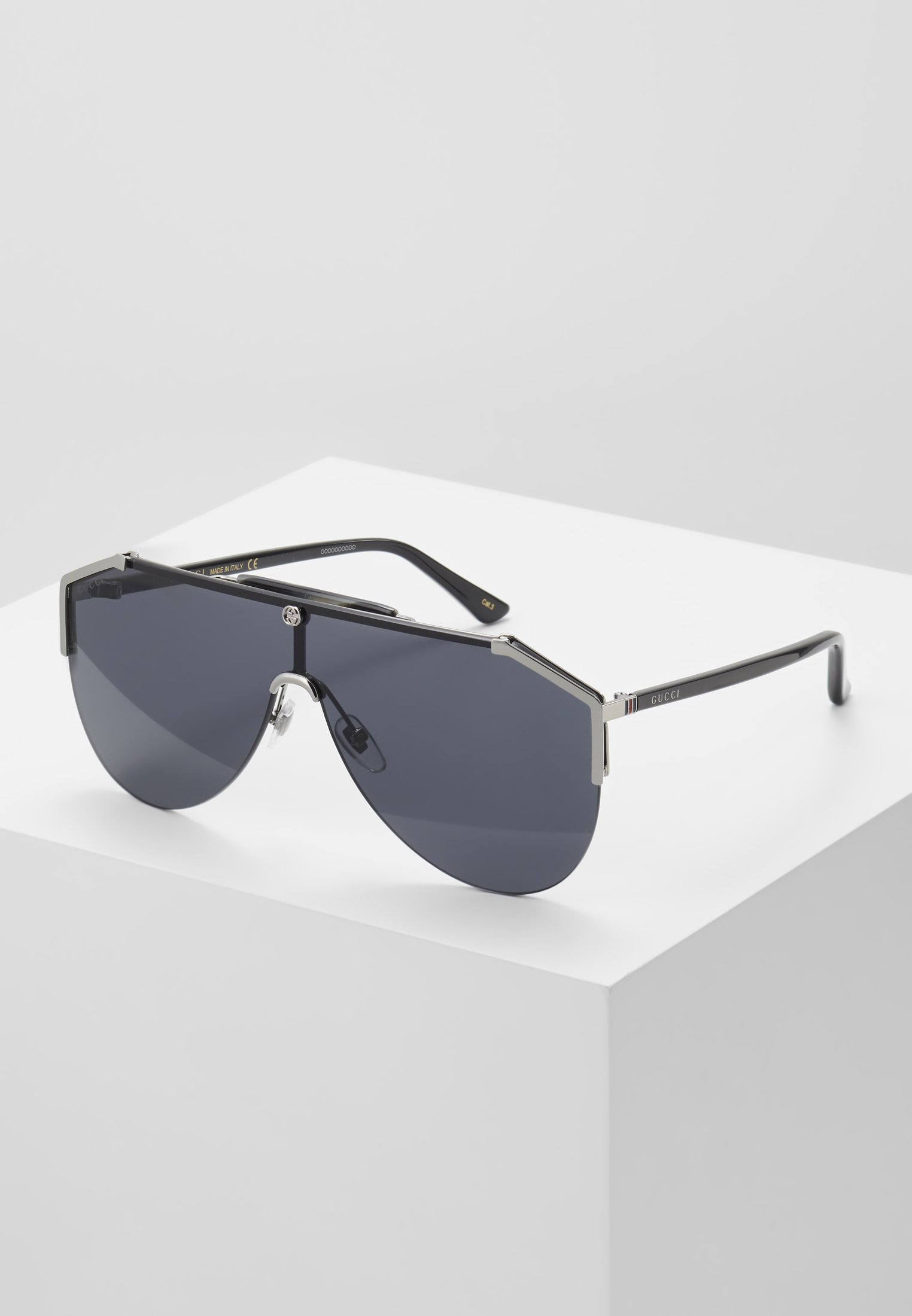 gucci gunmetal aviator sunglasses
