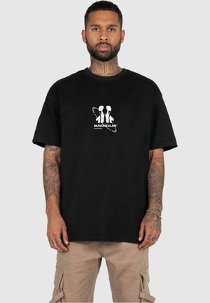 CIRCLE HEAVY OVERSIZED - T-Shirt print - black