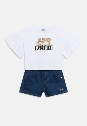 SET - Denimové šortky - dark ocean blue