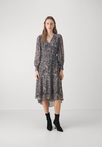 Bruuns Bazaar - PHLOXBBNORA DRESS - Vapaa-ajan mekko - dark snake print Pienoiskuva 1