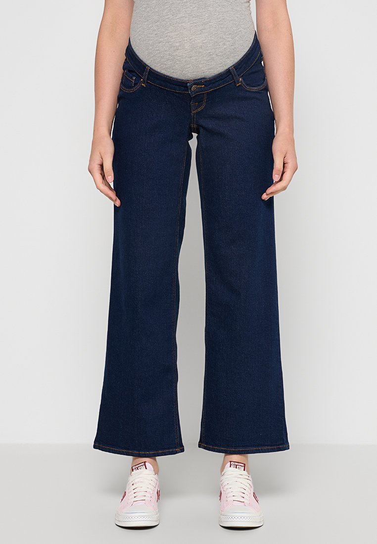 ONLY MATERNITY Bootcut jeans donkerblauw