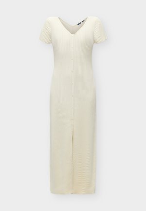 GAP, BUTTON FRONT - Strikkjoler - oatmeal heather