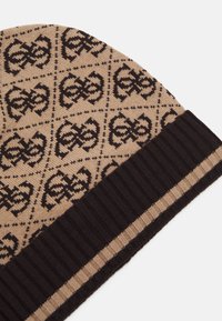 Guess VEZZOLA BEANIE UNISEX - Gorro - beige/brown