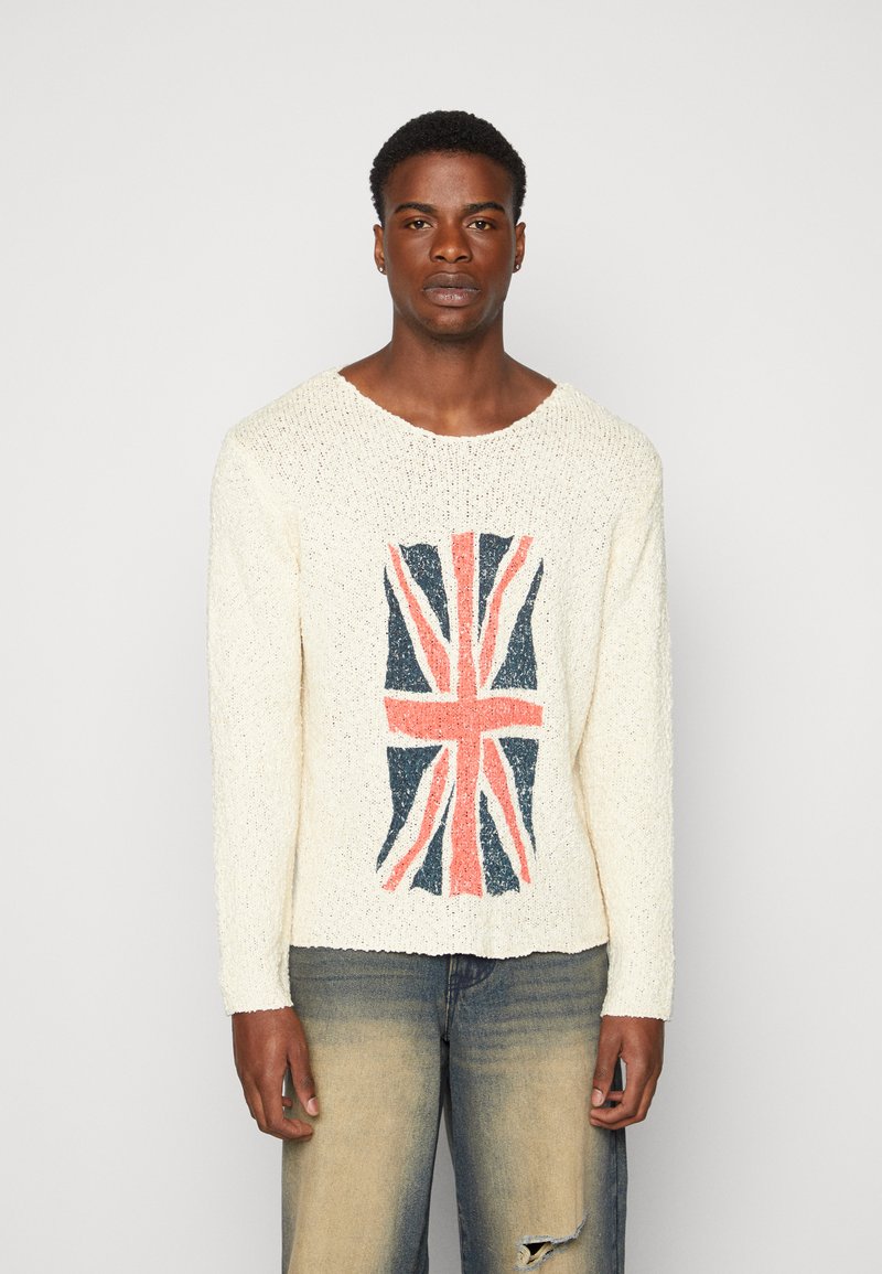 Jaded London UNION JACK JUMPER Jumper beige Zalando.co.uk