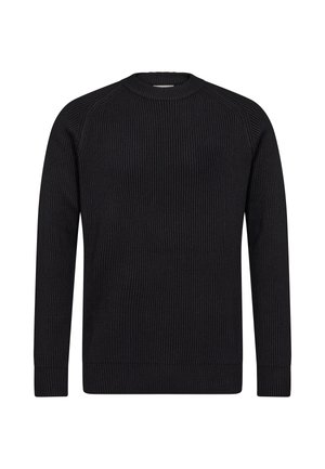 Strickpullover - black