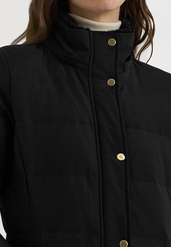 FAUX-FUR-TRIM HOODED DOWN COAT - Down coat2