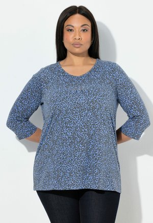 ZIERFALTEN A-LINIE V-AUSSCHNITT 3/4-ARM - Longsleeve - marine