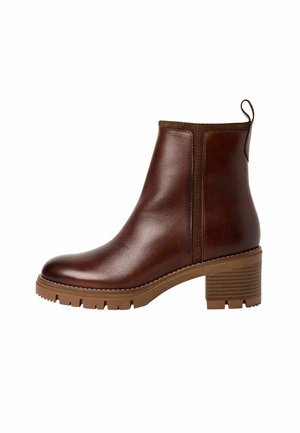 Marco Tozzi Stivaletti con plateau - chestnut