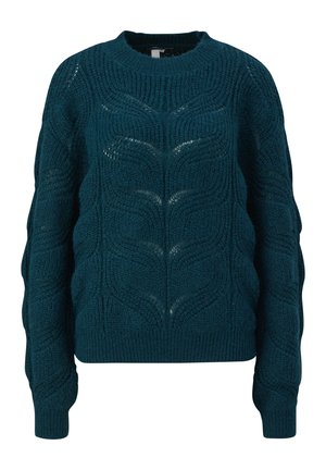 À MOTIF TORSADÉ - Trui - petrol