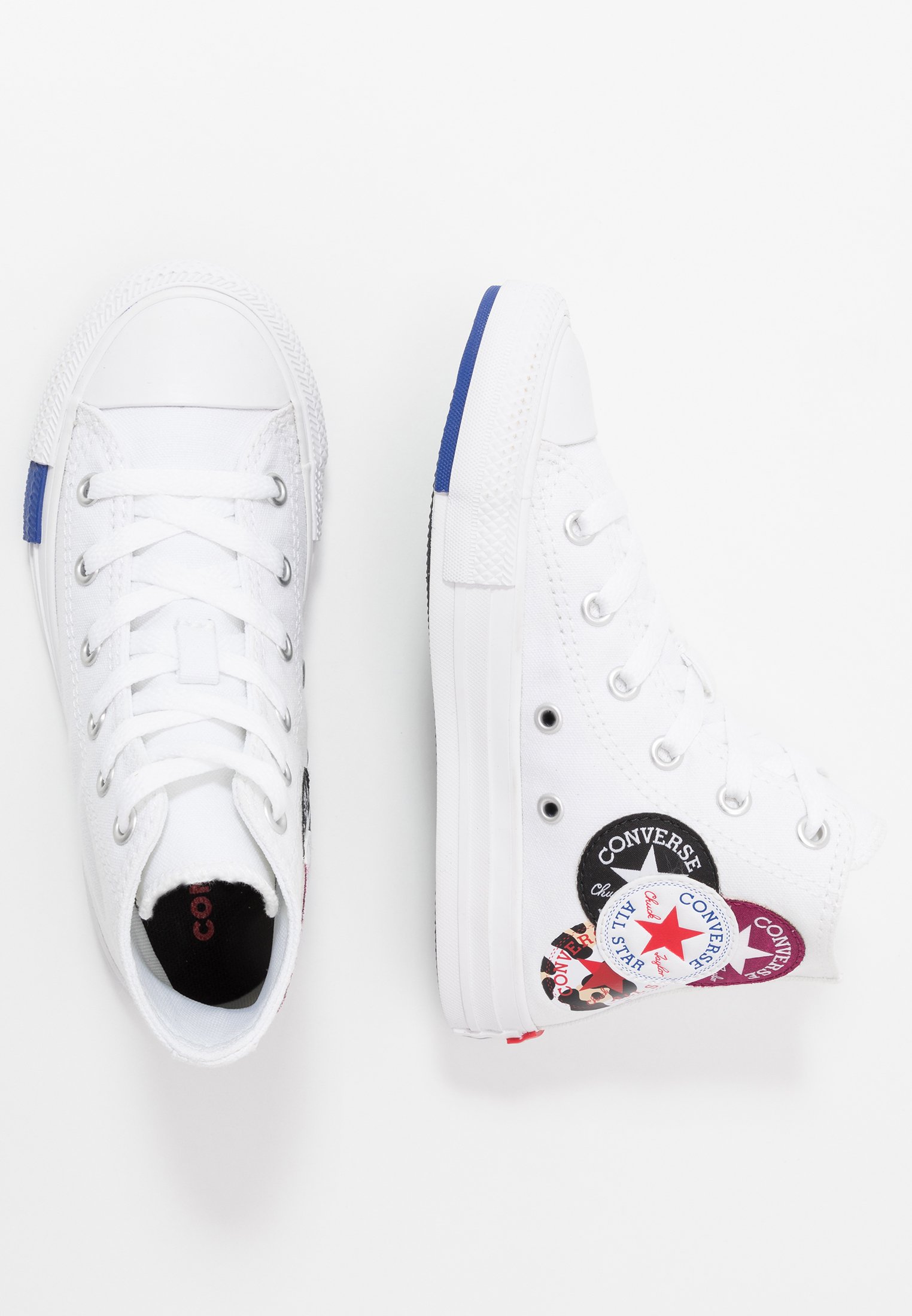 converse ecriture rouge