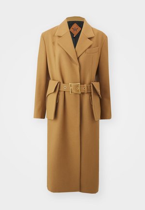 MCM BELT COAT  - Classic coat - cognac