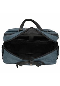 Dermata BUSINESSTROLLEY 44 CM LAPTOPFACH - Trolley - petrol
