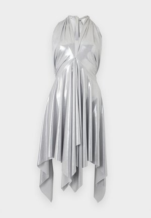 Norma Kamali CONVERTIBLE - Cocktailkleid/festliches Kleid - silver-coloured