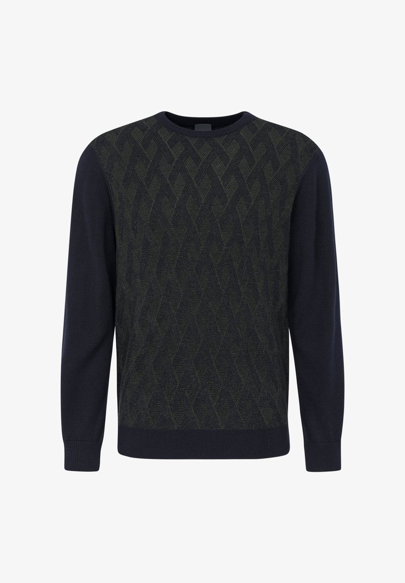 bugatti Strickpullover - oliv