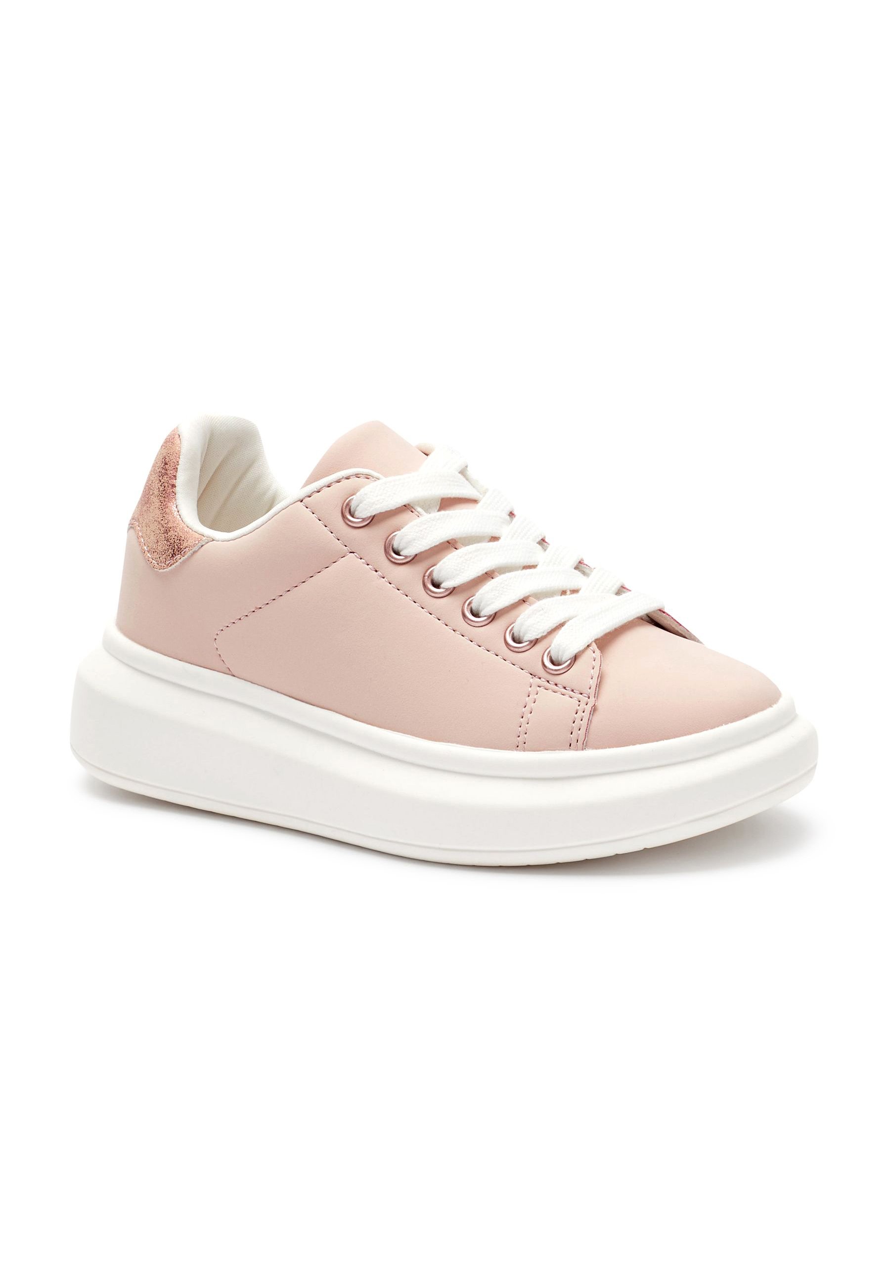 pale pink plimsolls