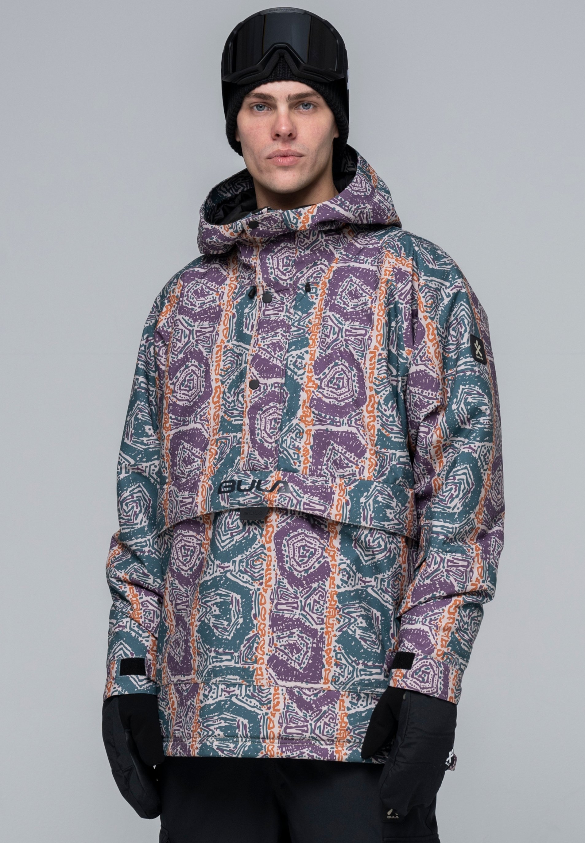 Rothschild Snowboardjacke Für Jungs – Mit Print, Wasserabweisend Und Fleece-Weste Innen