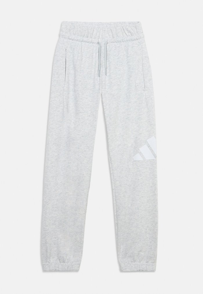 adidas Tracksuit bottoms - light grey heather/white