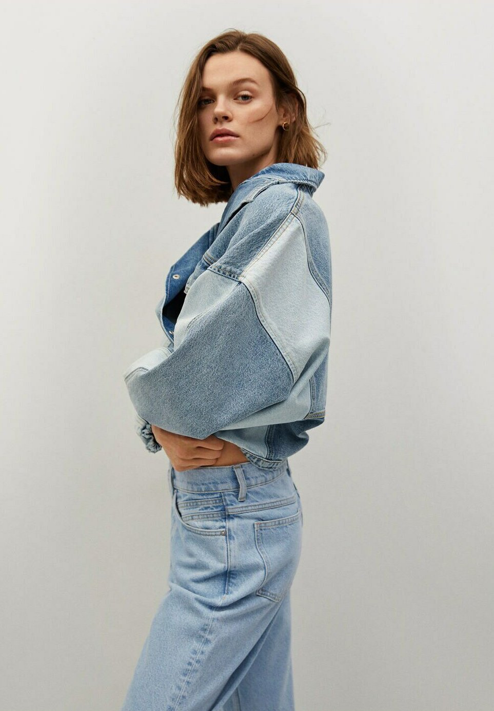 Mango MOM90 - Jeans Tapered Fit - lichtblauw/Lichtblauw - Zalando.nl
