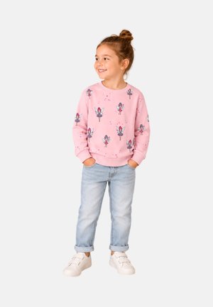 Name it, NMFNISALA LS NREG SWEAT BRU PB - Sweatshirt - raindrops on roses