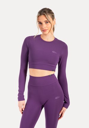 CROP LONGSLEEVE THALINA - Långärmad tröja - lila