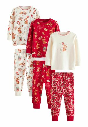 3 PACK  - REGULAR FIT - Pyžamová súprava - red mouse